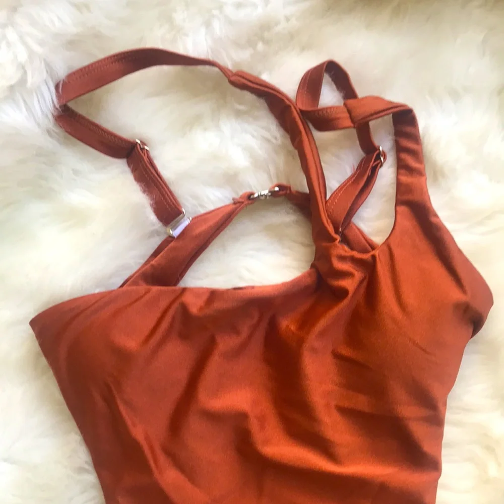 VICI DOLLS ONE PIECE BRONZE SWIM SUIT SZ SMALL NWT - Picture 5 of 6